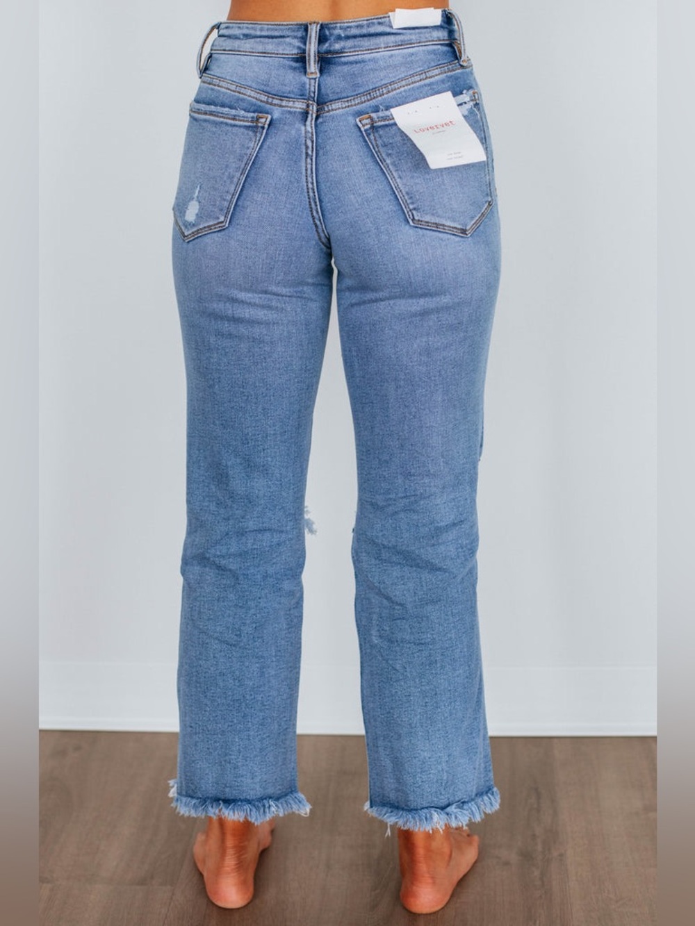 Vervet Maven Destroyed Ankle Jeans - Picture 3 of 10